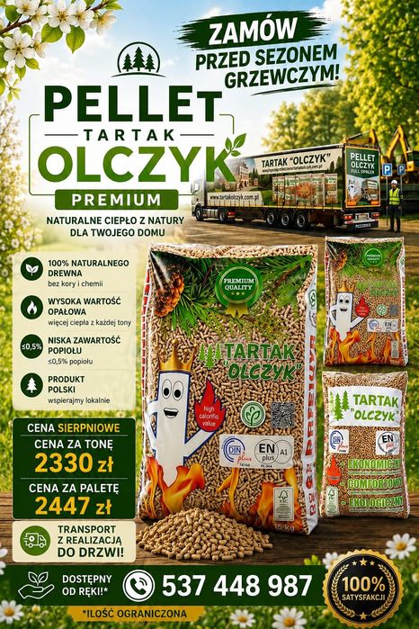 Pellet Pelet Olczyk 2330 Bierun Zapewniamy Transport HDS Winda!