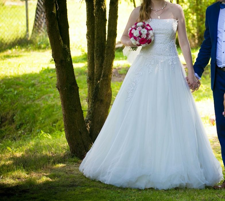 suknia ślubna długa