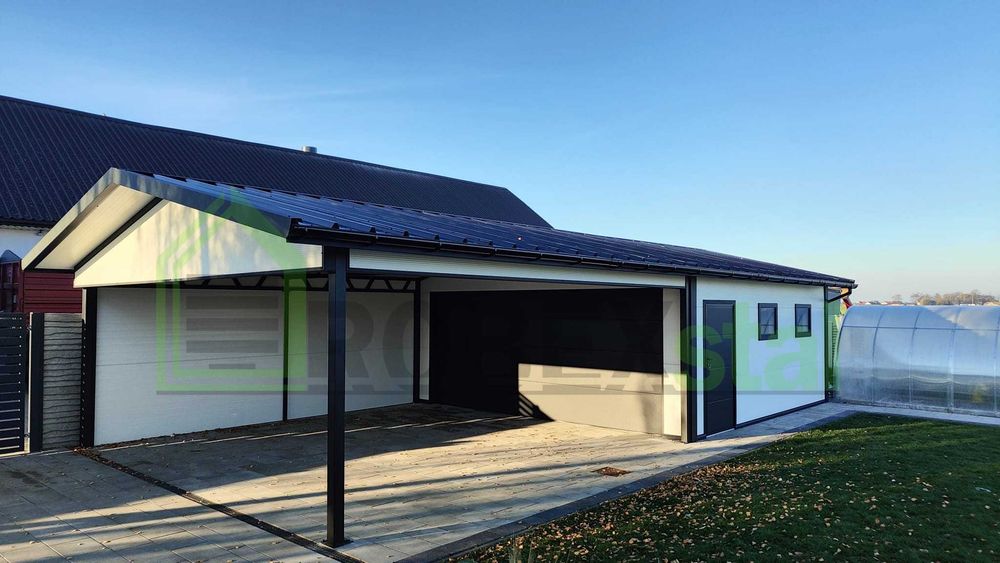 Garaż ocieplany z płyty warstwowej 6x5 PRODUCENT KAŻDY WYMIAR