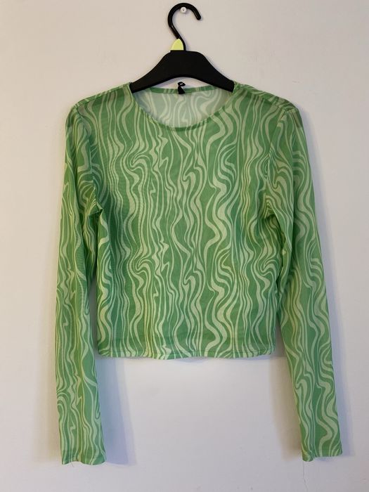 Koszula bluzka top z sieteczki prześwitująca M