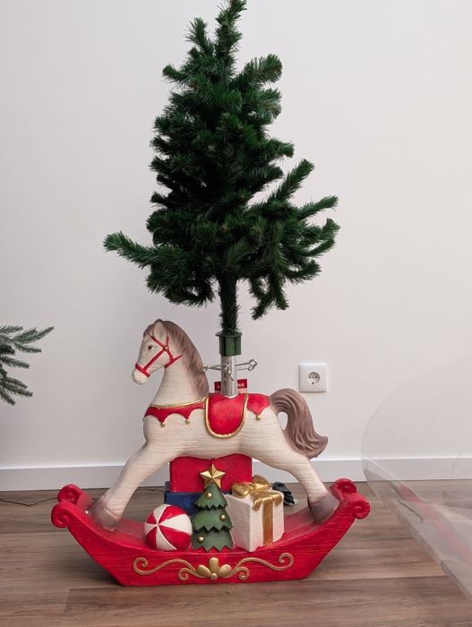 Base para árvore de natal cavalo natal