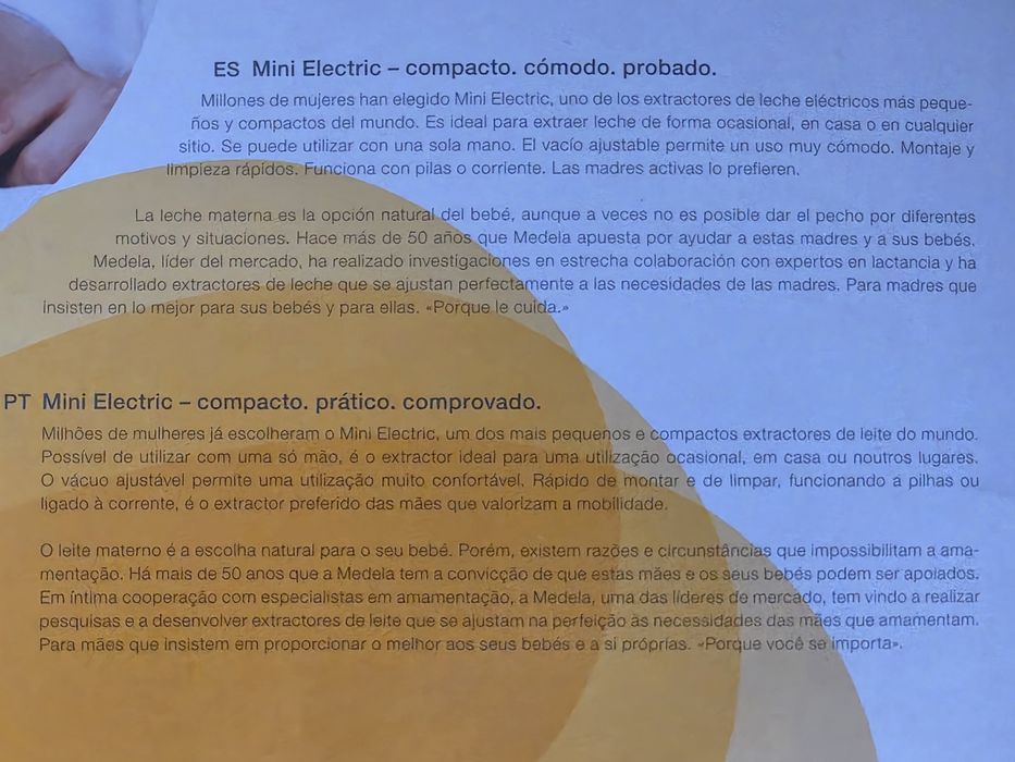 Bomba extractora de leite Medela
