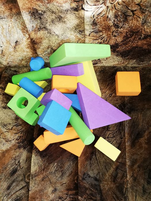 Klocki piankowe - zestaw