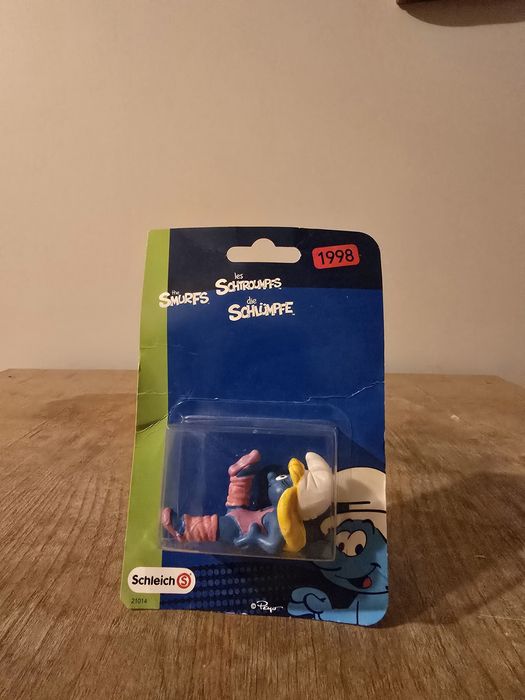 Schleich smerf smerfetka akrobatka figurka model wycofany z 1998