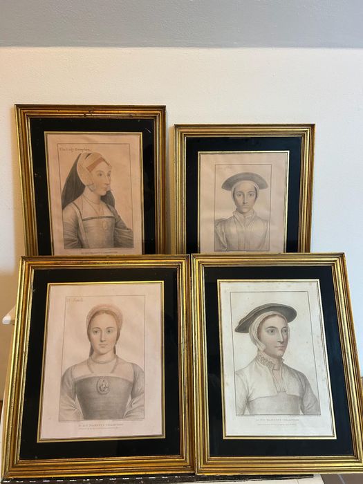 Conjunto quadros - 4 madames