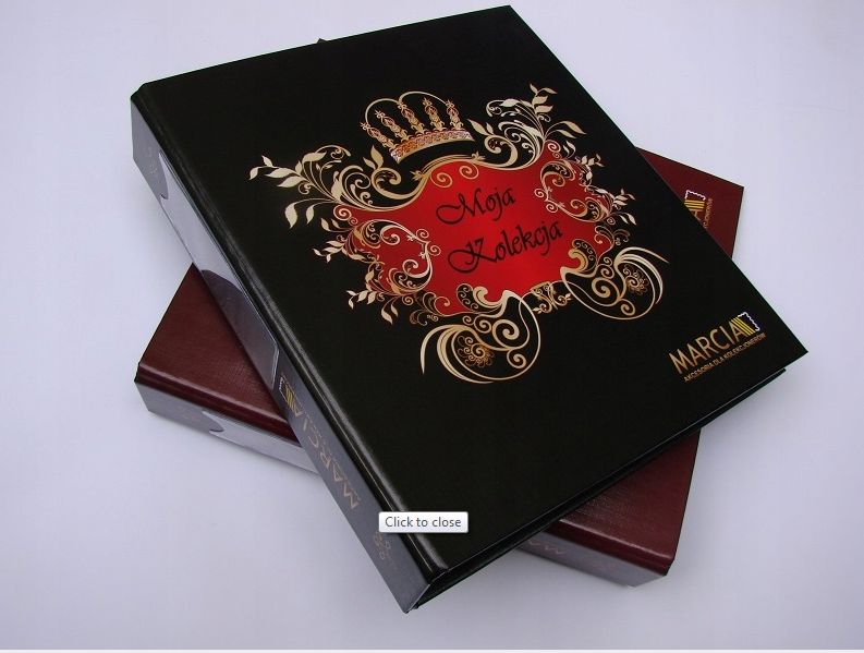 ALBUM KLASER na 350 monet Grzbiet 6 cm nowość !!!