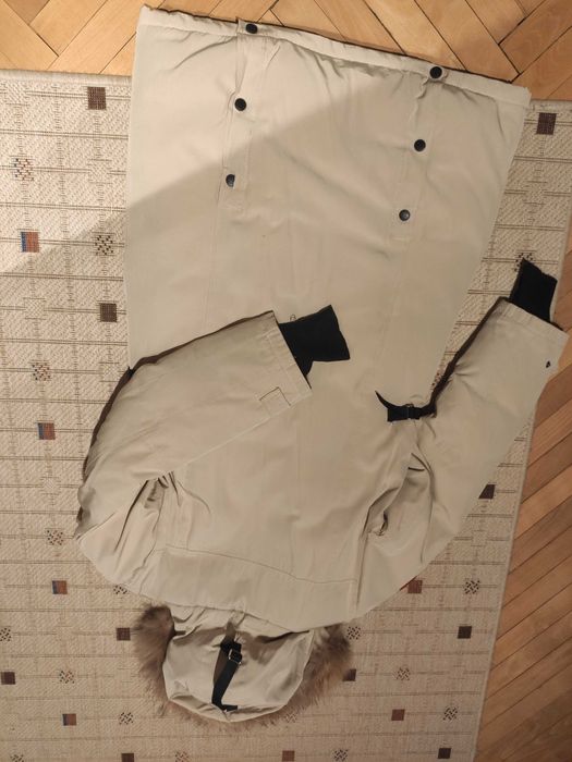 Kurtka puchowa S, beżowa c goose