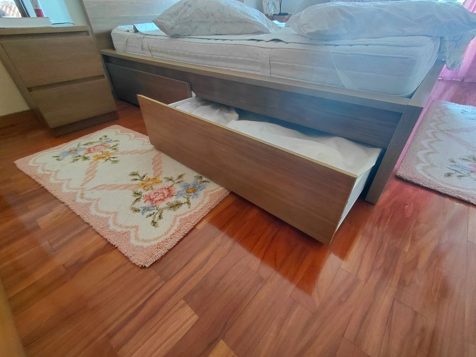 Conjunto 4 gavetas cama MALM IKEA