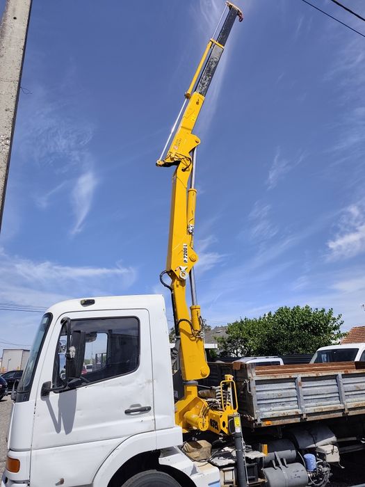 Camião Mercedes Benz 815 Atego Com Grua e Basculante