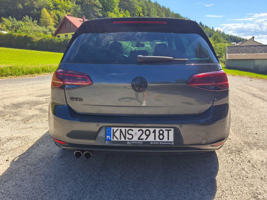 VW Golf7 GTD 2014r. Hak, Webasto, Radar