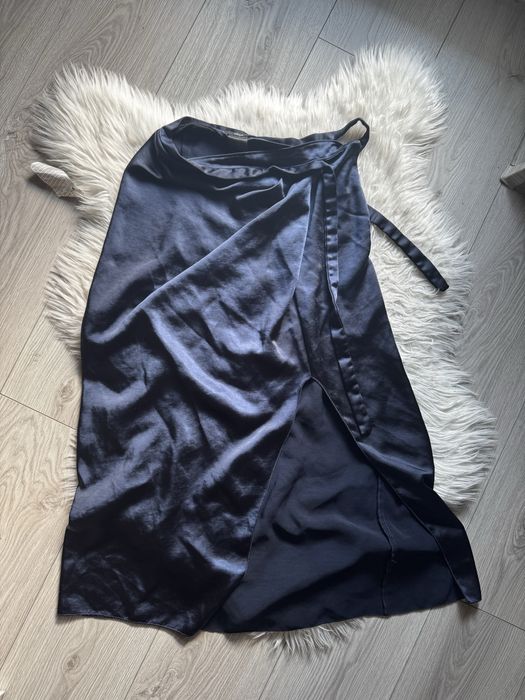 Granatowa spódnica Mango S 36