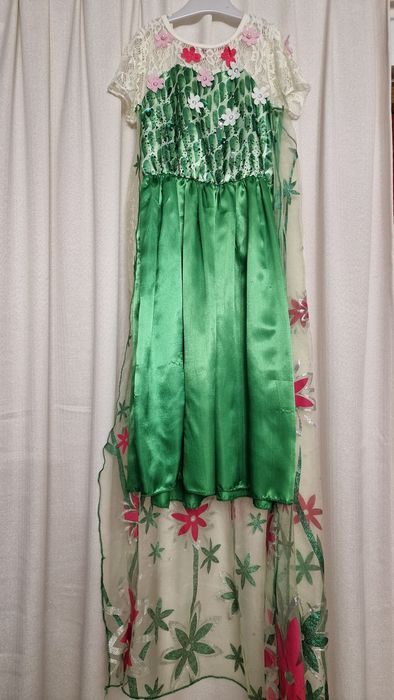 Sukienka Anny Anna I Elza Frozen Kraina Lodu 122 7 8lat na karnawał  p