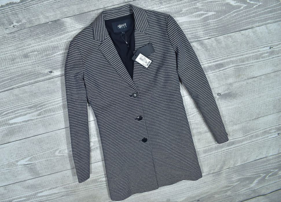 Armani Jeans Dłuższa Elegancka Marynarka Damska 44