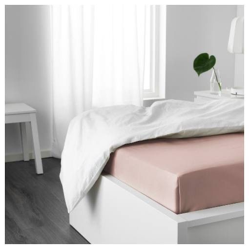 Нове запаковане простирадло світло рожеве 150х260 ікеа