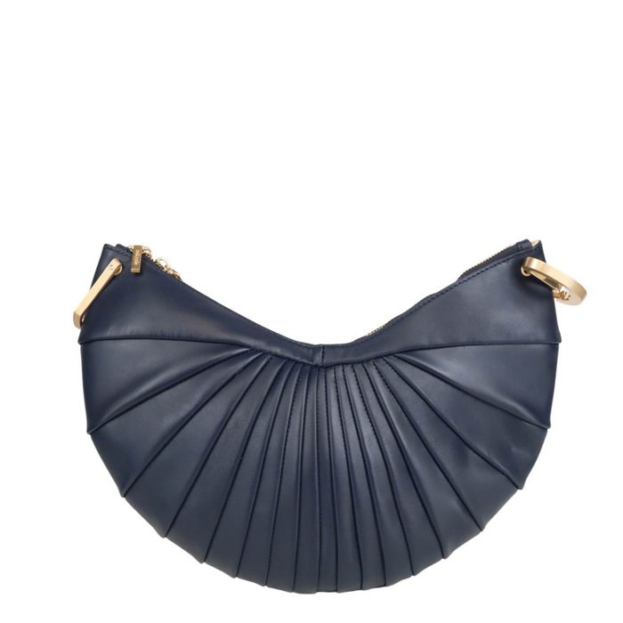 Torebka damska Cult Gaia Tote Bag w kolorze niebieskim, skórzana, mała ACS6388