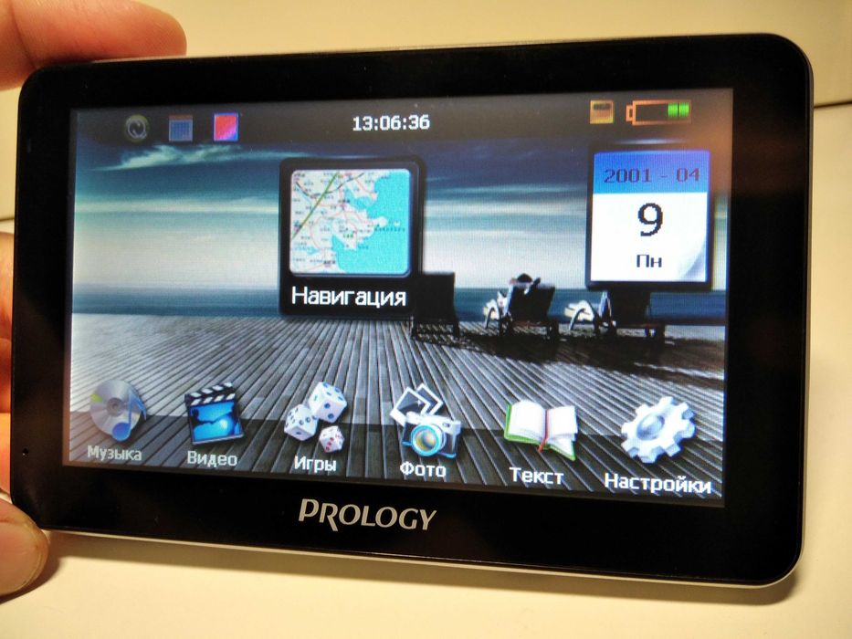 Автомобильный навигатор Prology с полным пакетом свежих карт 2025г!