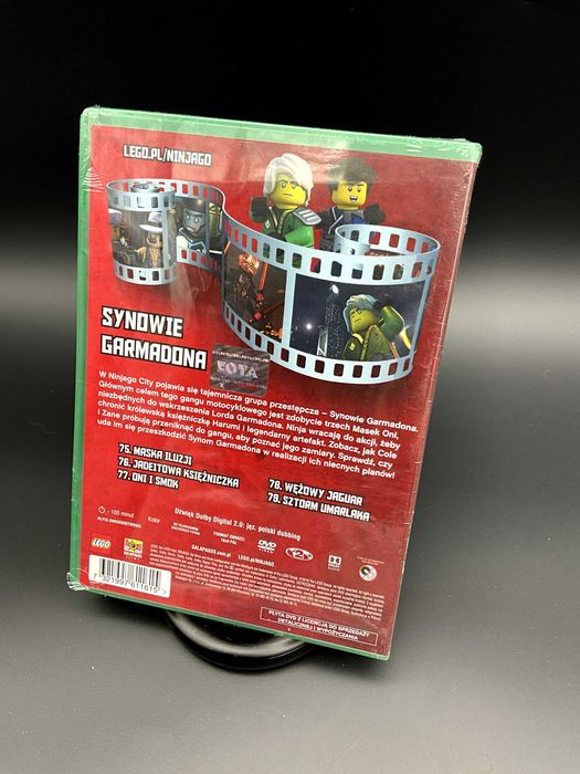 Ninjago Synowie Garmadona DVD, część 1, LEGO, folia