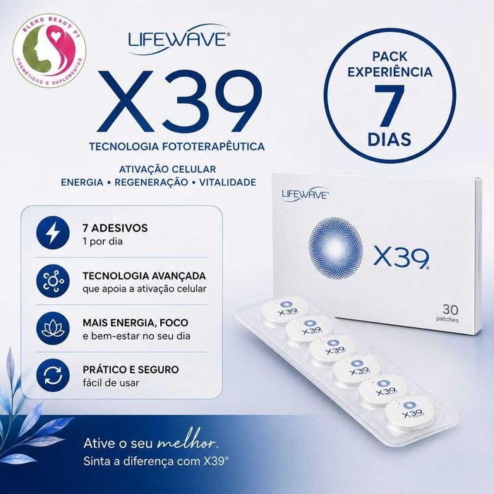 Adesivos Fototerapêuticos LifeWave X39 - Packs de Experiência e Renovação (7, 15 e 30 Dias)