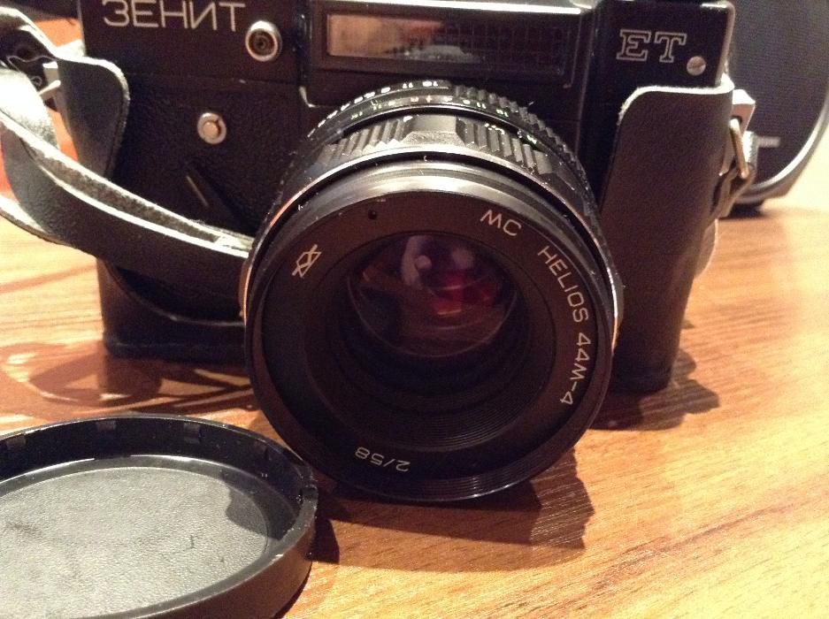 Новый фотоаппарат Зенит - ZENIT ET с кожаным чехлом. НЕ ИСПОЛЬЗОВАЛСЯ