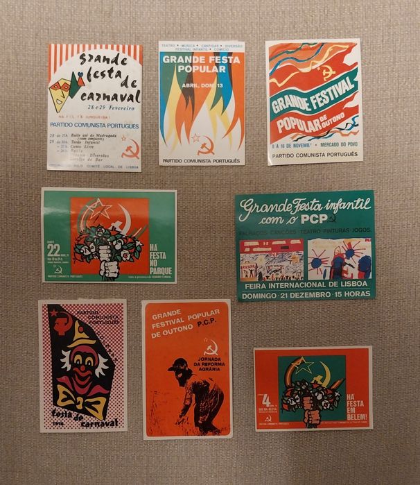 Autocolantes Festas diversas PCP - Partido Comunista Português
