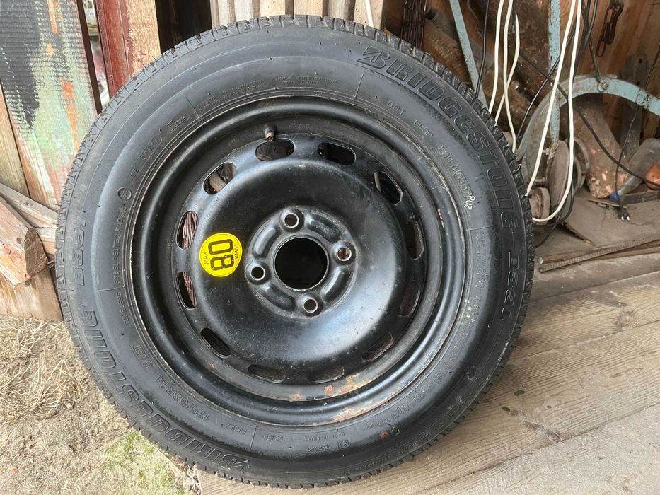 Запаска Bridgestone 175/65R14 на Ford Fusion 2002-2012 на диску