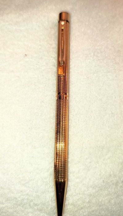 Conjunto Vintage Sheaffer Targa 1009 Ouro Caneta de Tinteiro Esferográfica