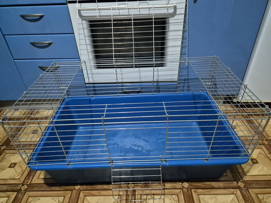 Клітка б/у Лорі Гранд Кролик Клітка для гризунів, цинк, 910 х 520 х 45