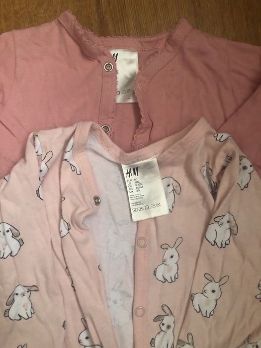 Набір піжамок фірми H&M 80 розміру