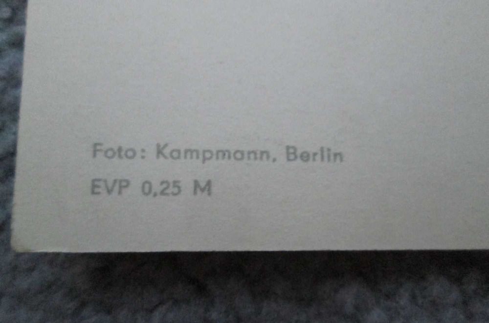 Pocztówka NRD DDR 1970 Hoyerswerda Lenin Propaganda Echt Foto Centrum