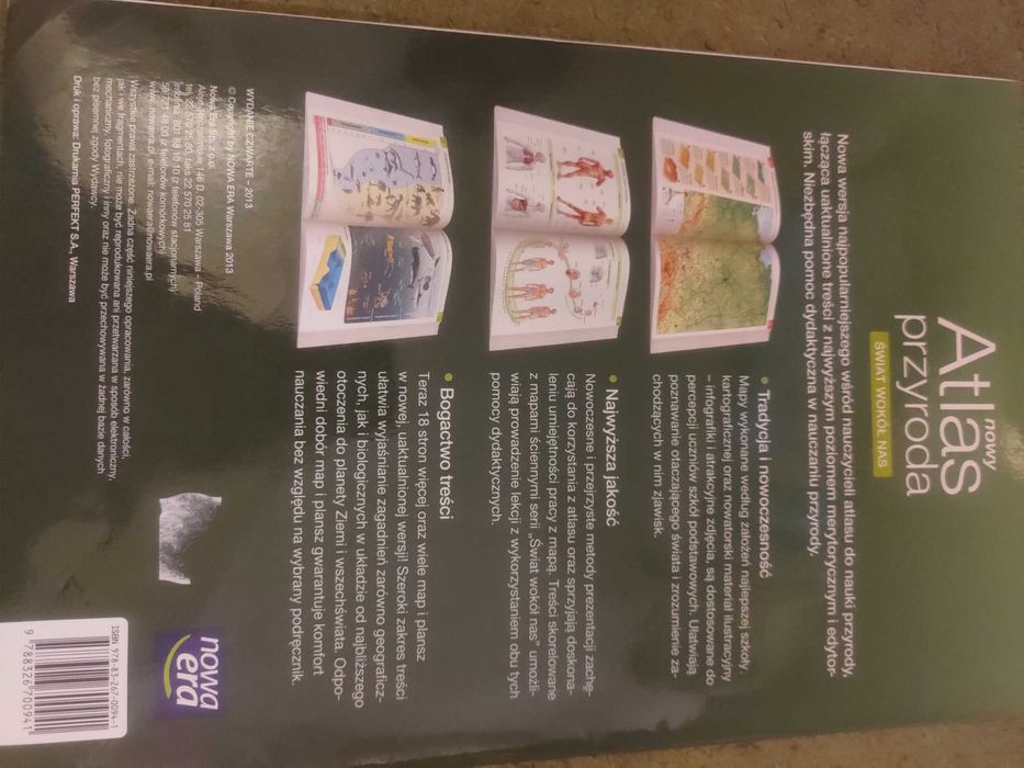 Atlas przyroda nowy. Nowa era