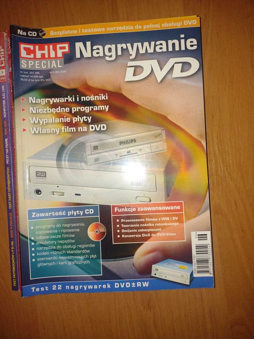 Chip - stare czasopisma komputerowe - zestaw 6 szt.