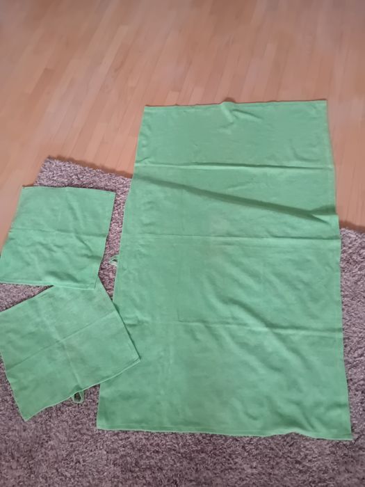 Recznik duży kąpielowy frotte plus dwa mniejsze