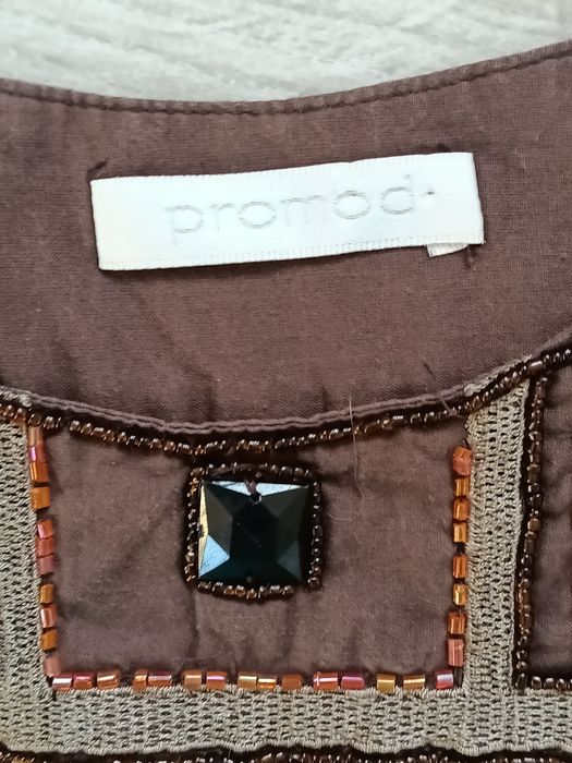 Tunika a'la egipska Promod Boho Hippie Etno Folk okazja sukienka