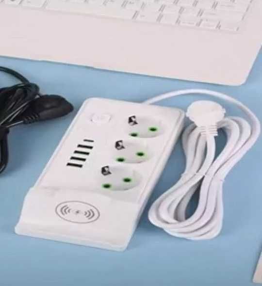 Мережевий фільтр, Подовжувач з бездротовою зарядкою, Подовжувач з usb