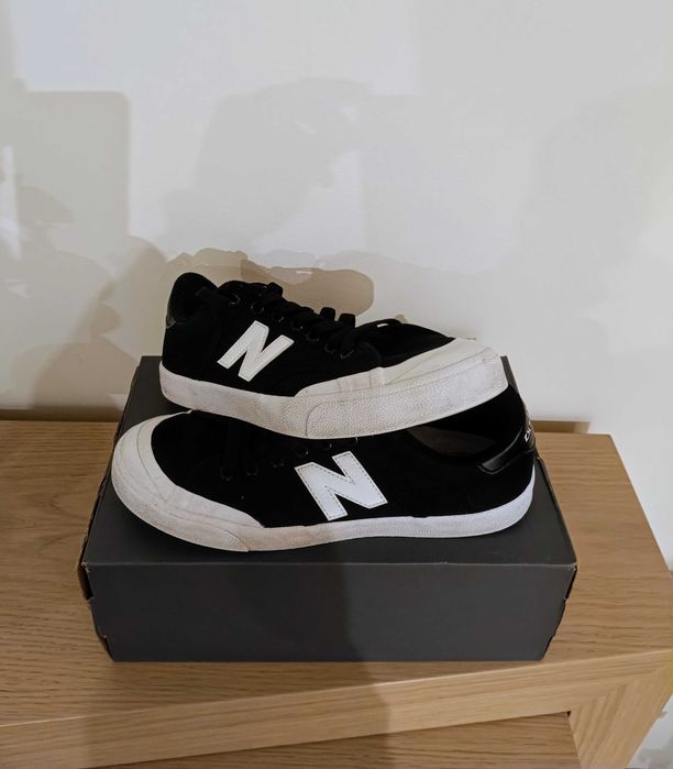 Ténis New Balance Pro Court v2 Vulc preto branco