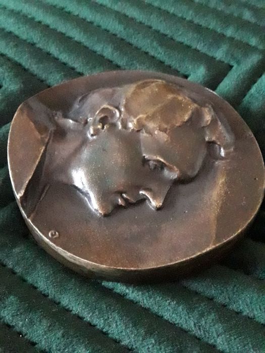 Medal brąz, Maria Skłodowska Polon UNIKAT (Ewa Olszewska )