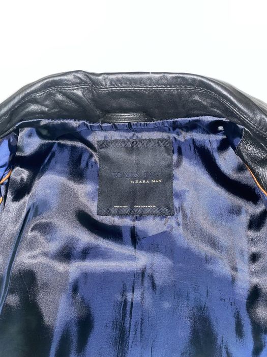 Чоловіча куртка Zara натуральна шкіра