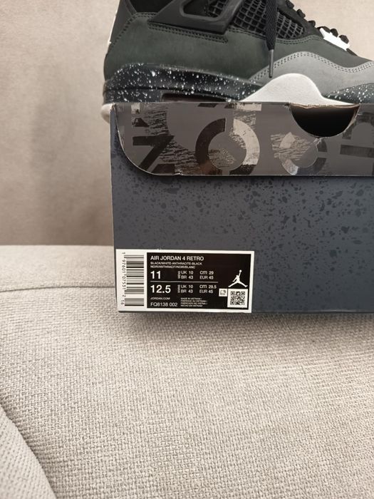 Jordan 4 fear *opis