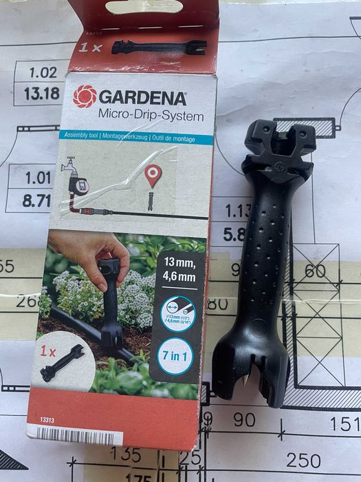 Narzędzie do montażu mikro drip system Gardena 13313