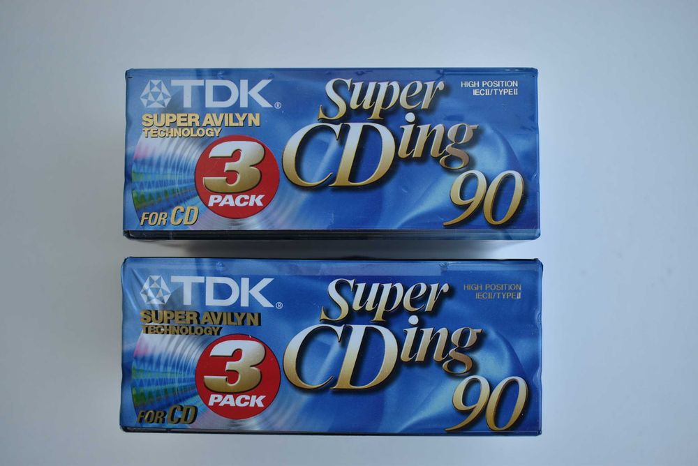 Kasety magnetofonowe TDK SA Super CDing 90 , 2 x 3-pak