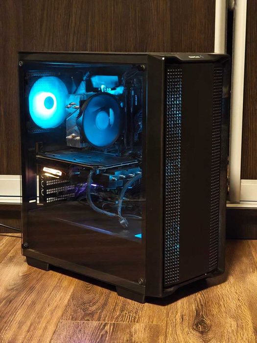 Готова збірка ПК ryzen 5 5600 16gb rtx 2060 і монітор Торг
