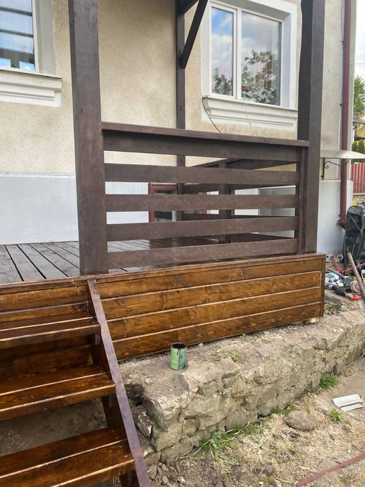 Тераси , альтанки каркасні будинки