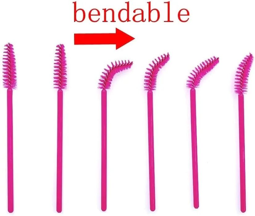 200 escovas de pestanas e sobrancelhas descartáveis reutilizáveis64585035192579122