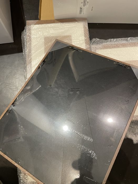 4 ramki na zdjecia nowe z otworem 35x29cm drewniana rama