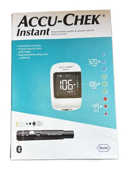 Glukometr firmy ACCU-CHEK, model: Instant
