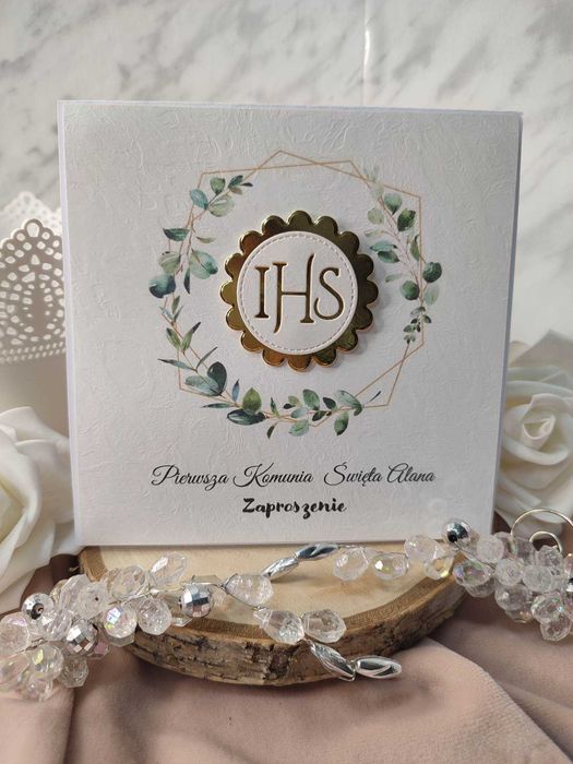 Zaproszenia na Komunię Świętą komunijne personalizowane