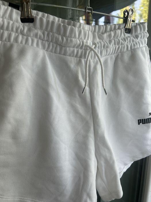 Шорти Puma білі висока посадка