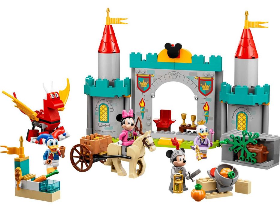 Nowe Klocki LEGO Myszka Miki Mega Zamek + Smok
