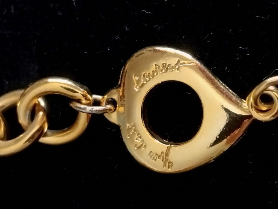 Pulseira com banho de ouro YSL