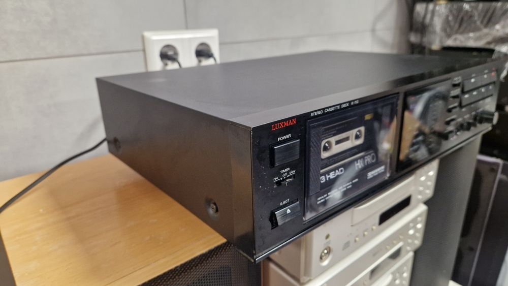 Kaseciak, deck Luxman K-112 3-głowicowy